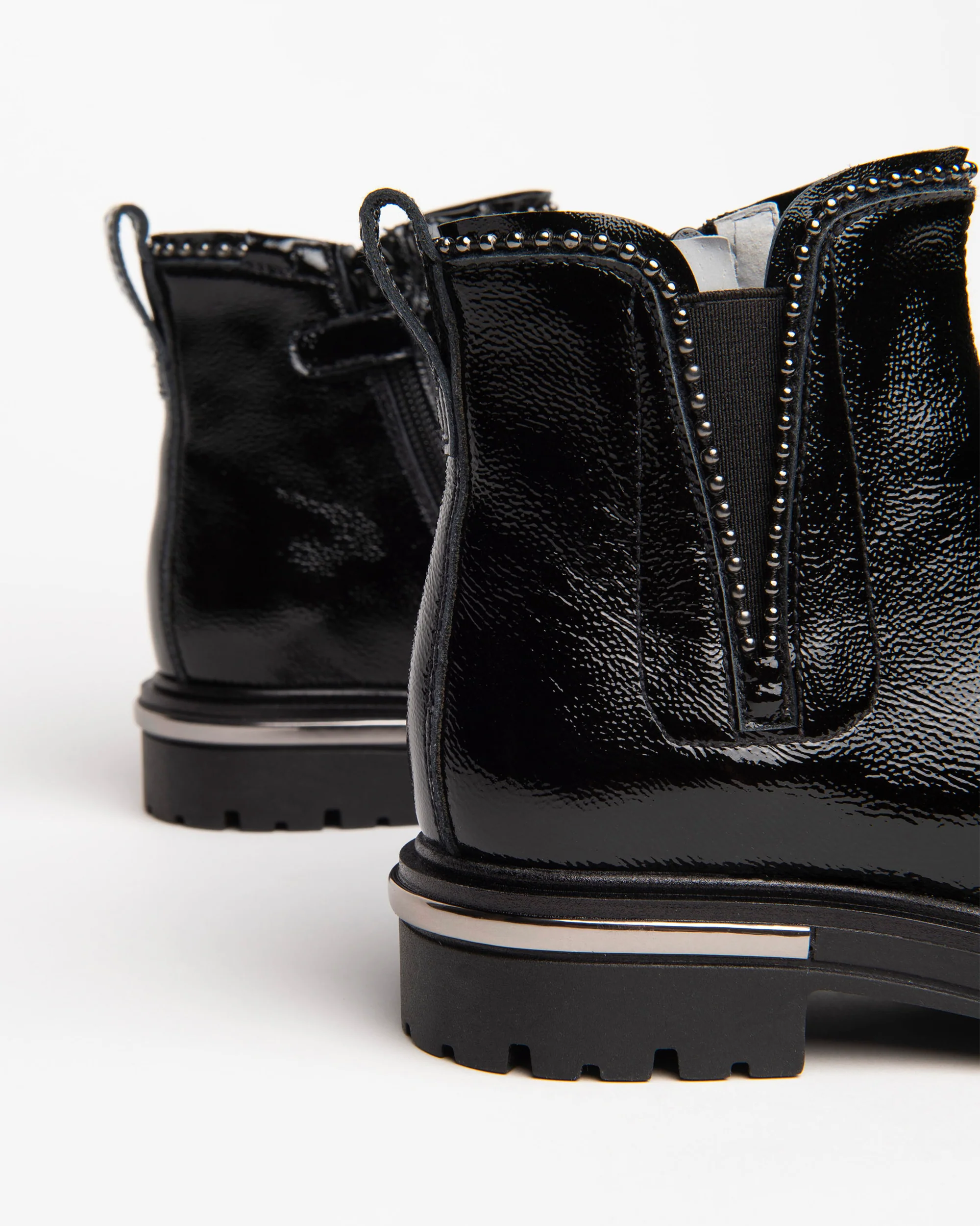 Teen Girls’ Patent Leather Ankle Boots - Image 4
