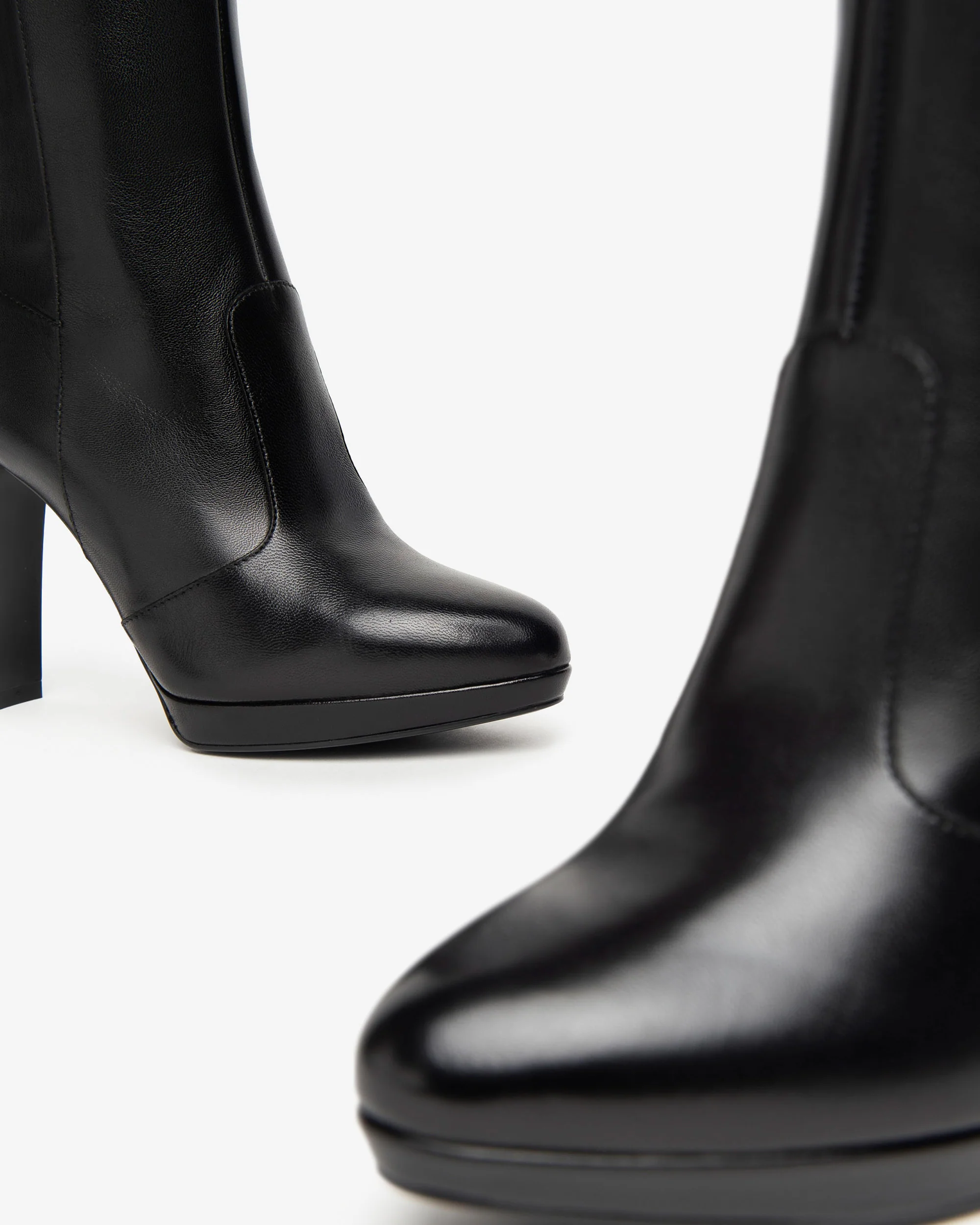 Women’s Leather and Technical Fabric Boots - Image 3