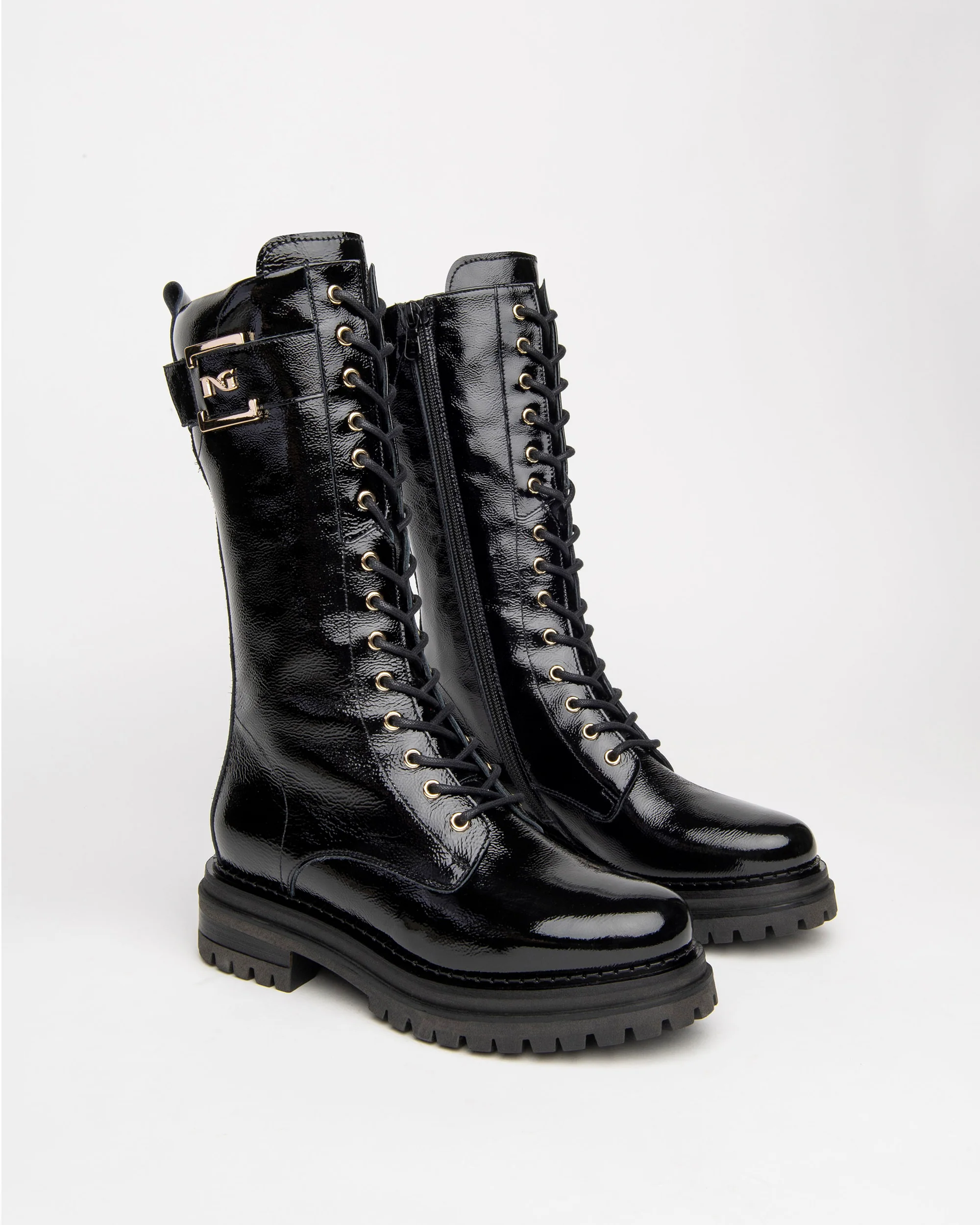 Women’s Patent Leather Boots - Image 2