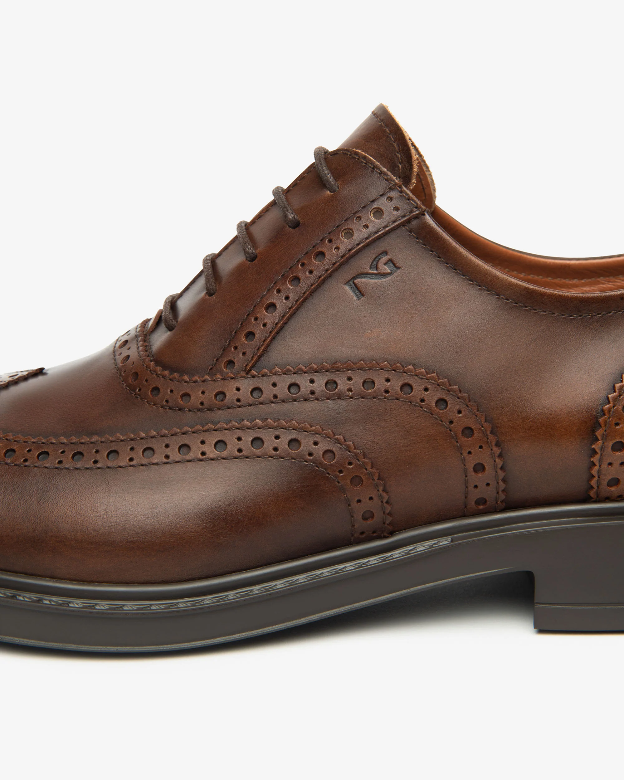 Men's Leather Tie-Up Shoes - Image 3