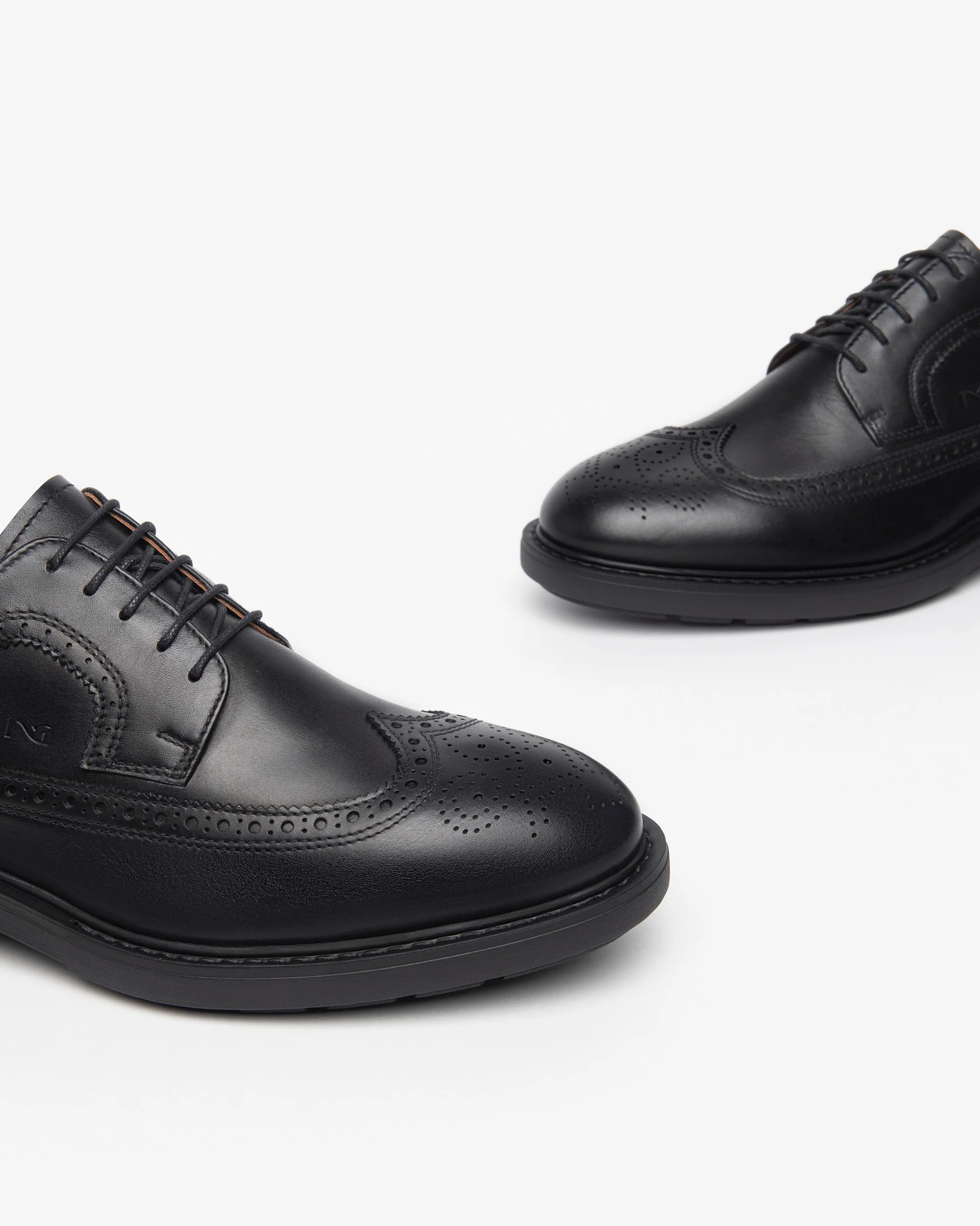 Men's Leather Tie-Up Shoes - Image 3