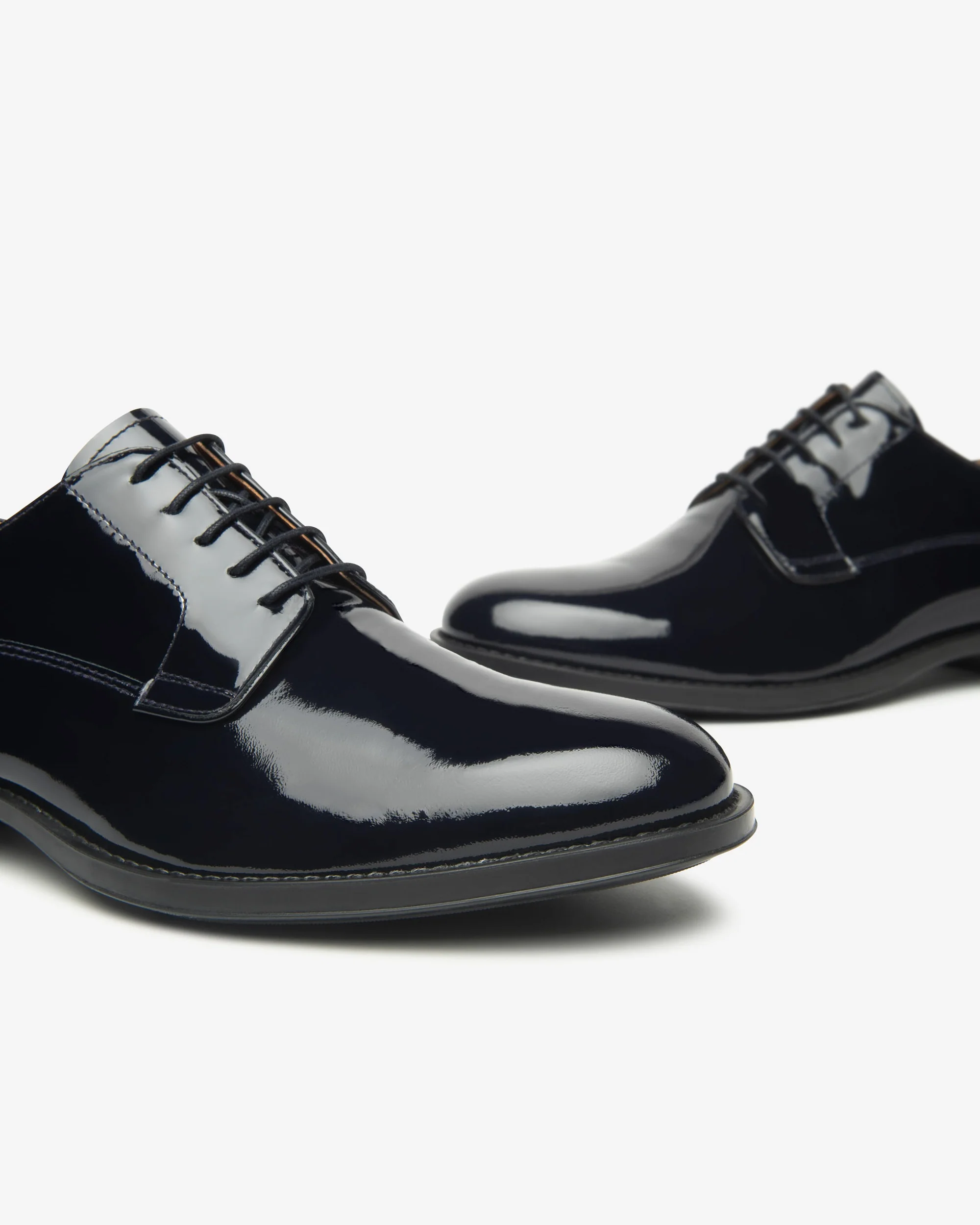 Men’s Patent Tie-Up Shoes - Image 3