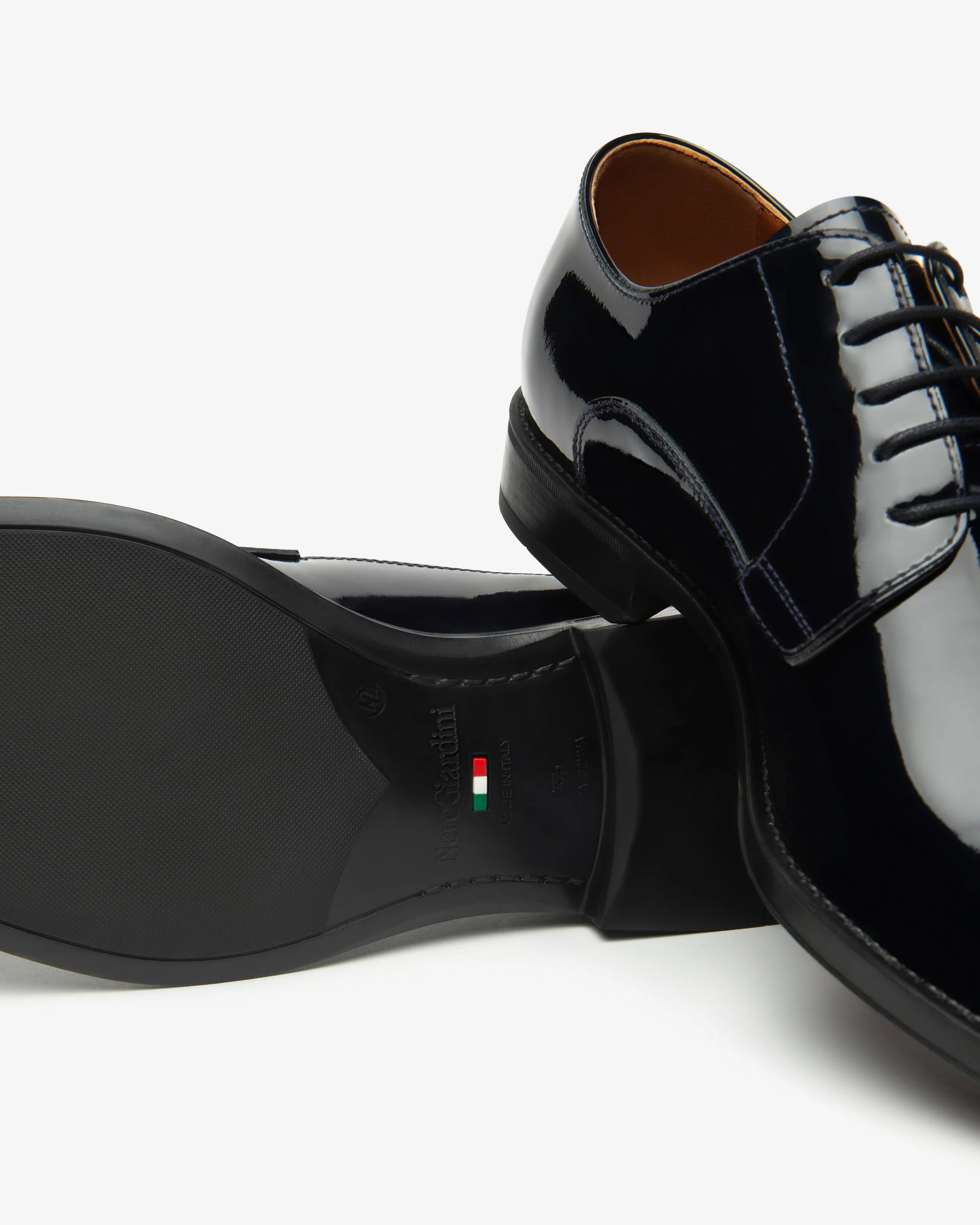 Men’s Patent Tie-Up Shoes - Image 5